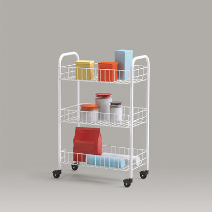 Metaltex 3 Tier Sprinter Trolley White