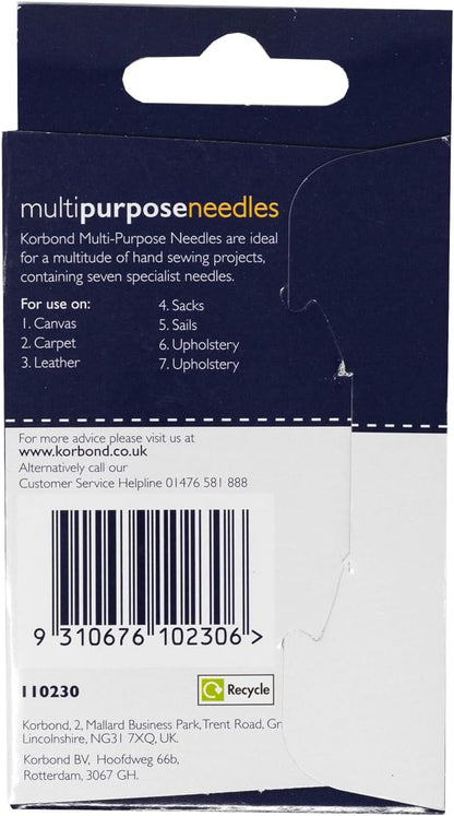 Korbond Multi Purpose Needles 7 Piece