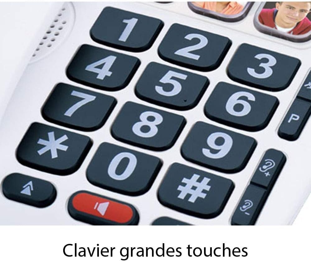 Alcatel Extra Comfort White Telephone