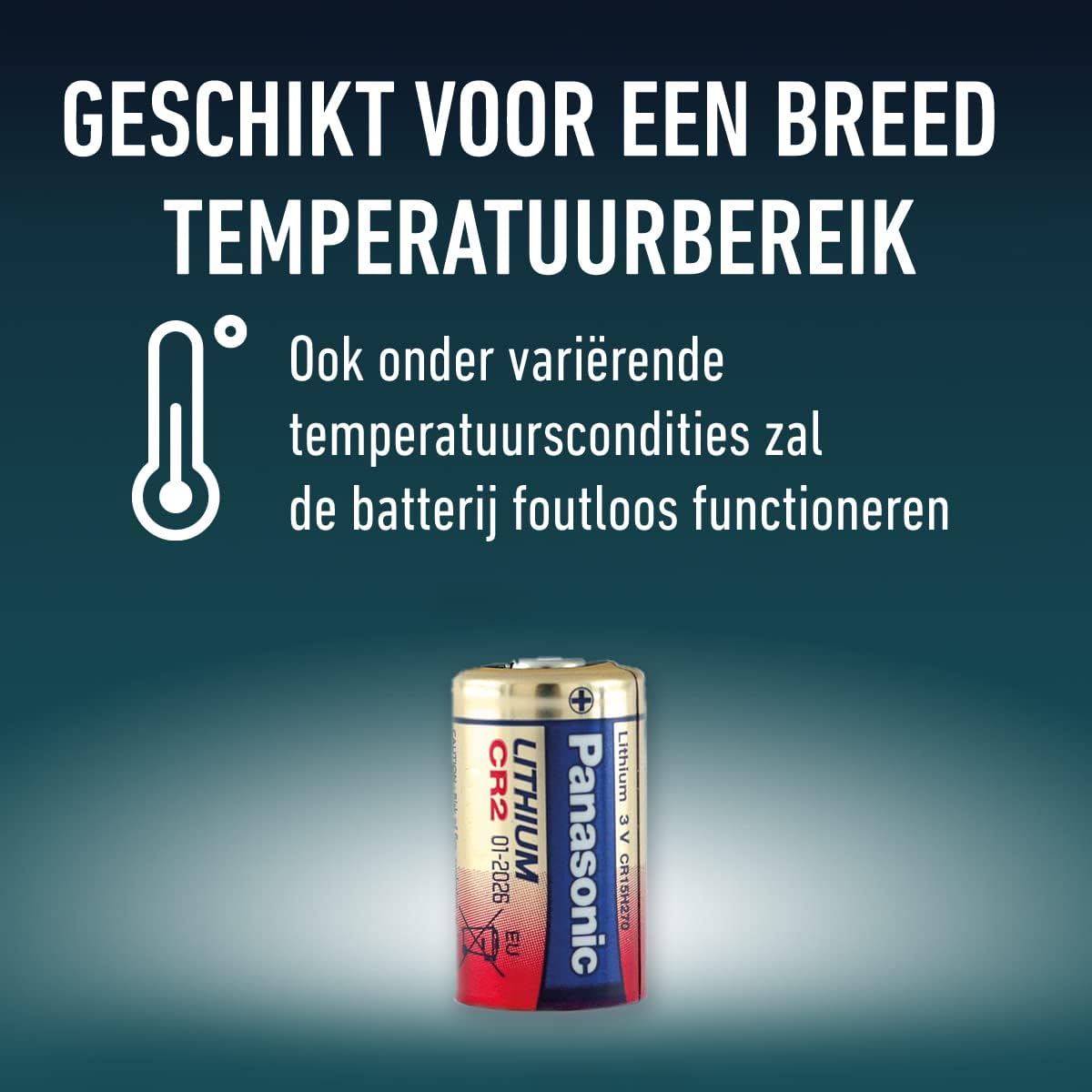 Panasonic CR2 Lithium Camera Battery Pack of 1