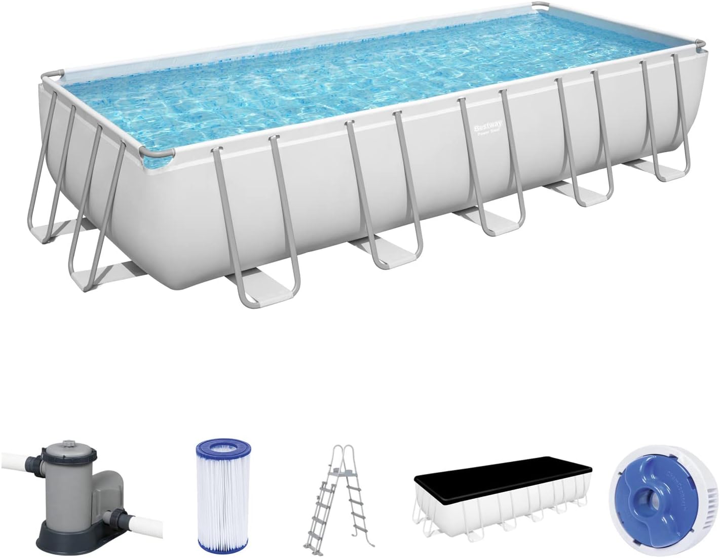 Bestway Power Steel Pool Set 6.4m (21ft) x 2.7m (9ft)