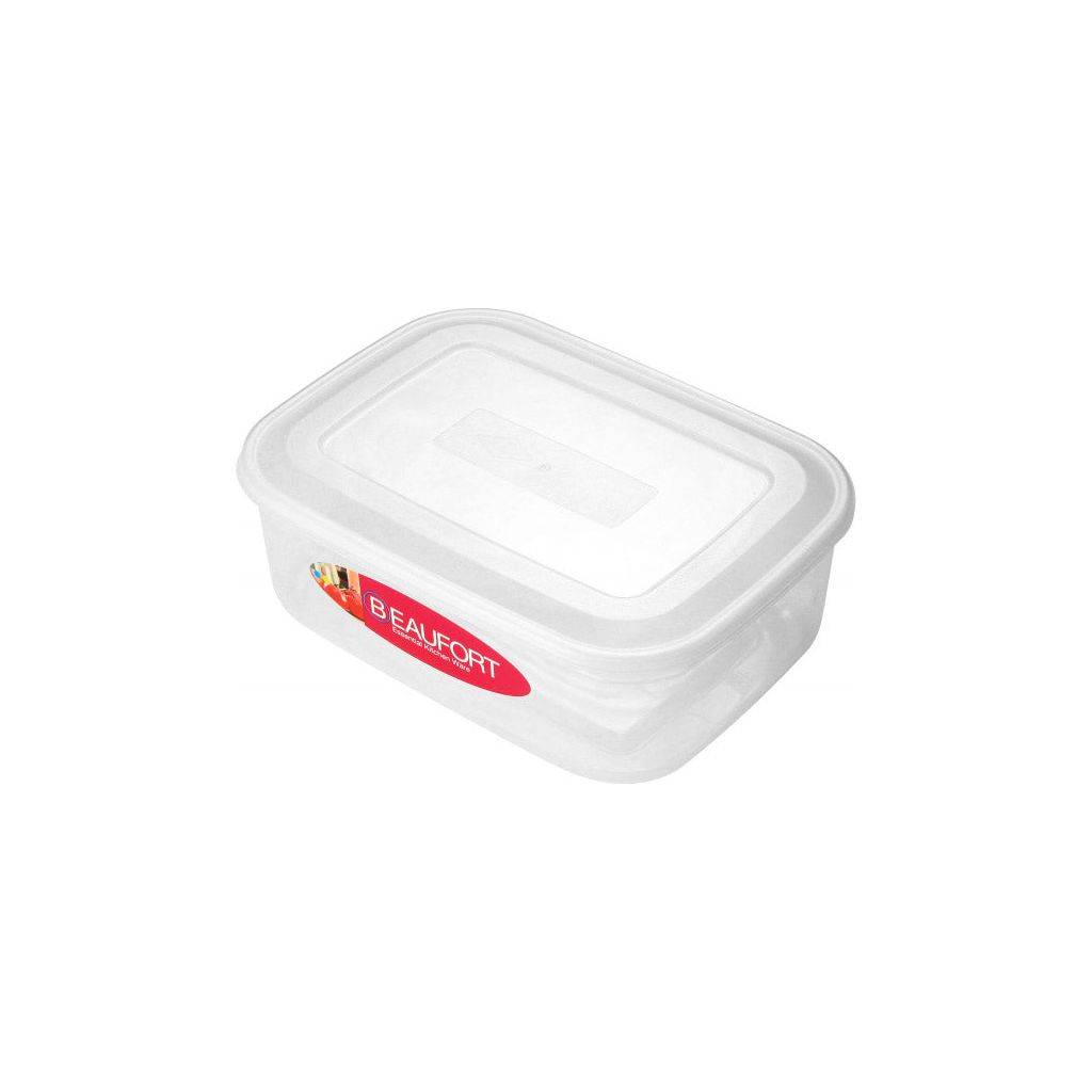 Thumbs Up Rectangular Container Clear