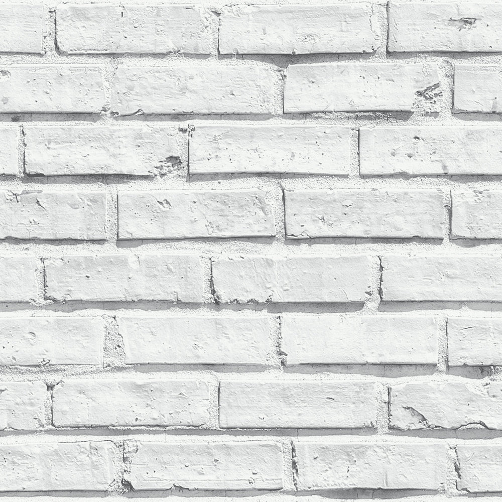 Arthouse  White Brick Wallpaper