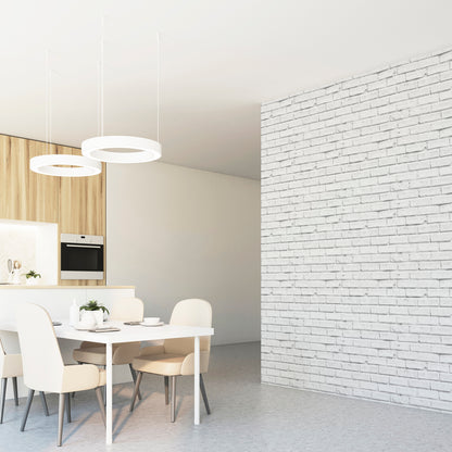 Arthouse  White Brick Wallpaper