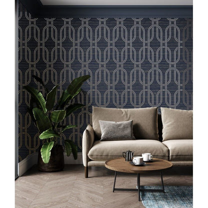 Graham & Brown Indulgent Sapphire Wallpaper (120858)