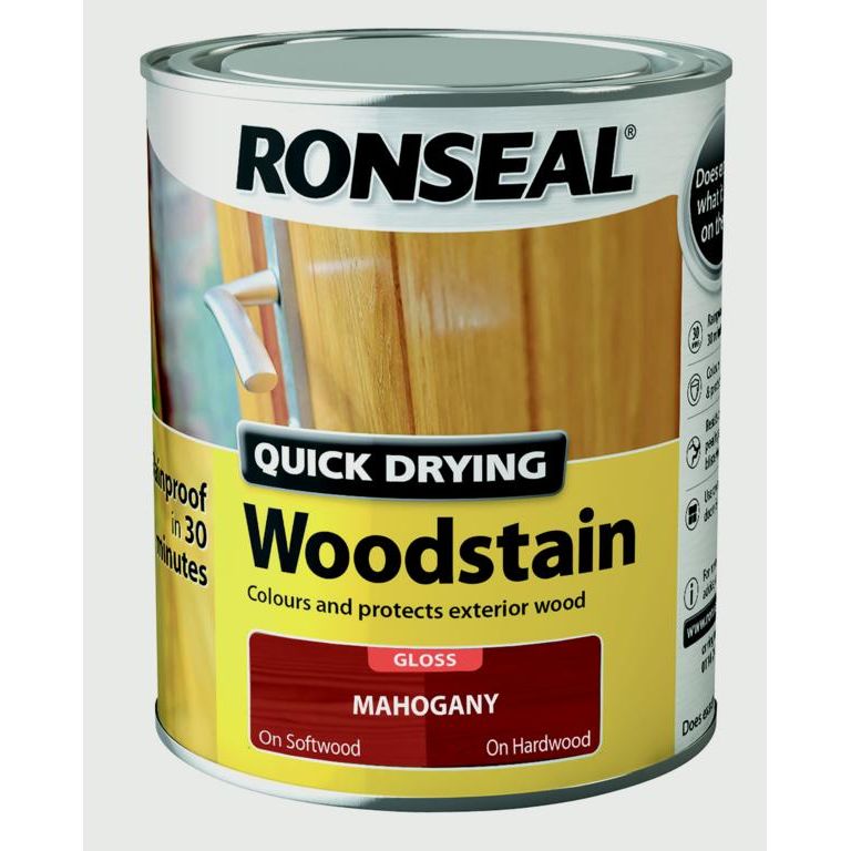 Ronseal Quick Drying Woodstain Gloss 750ml