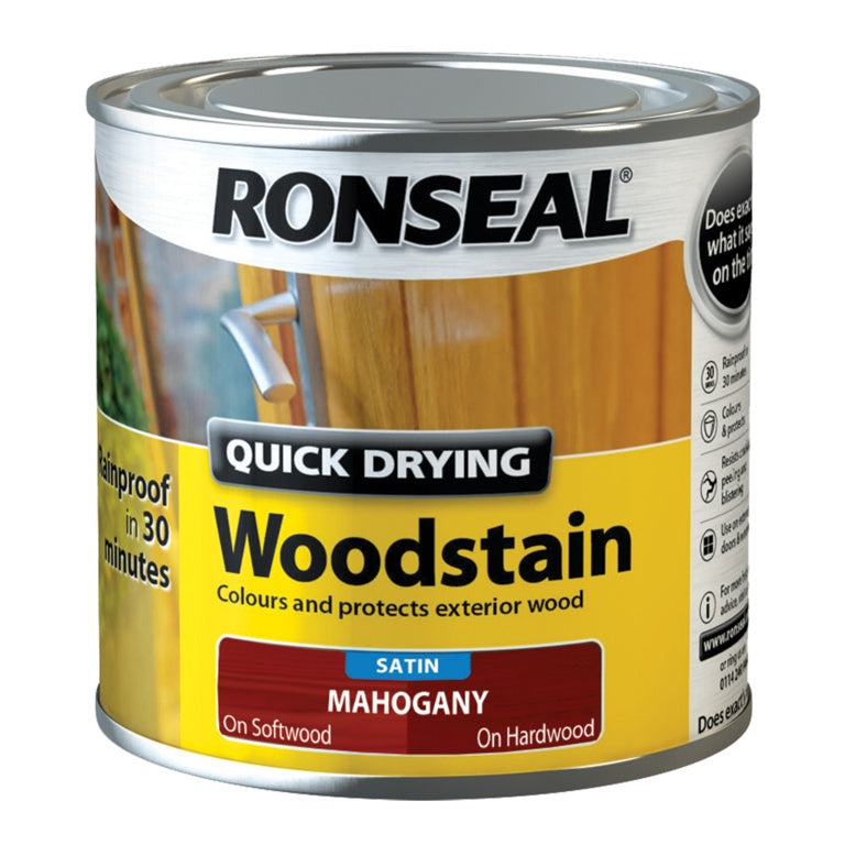 Ronseal Quick Drying Woodstain Satin 250ml