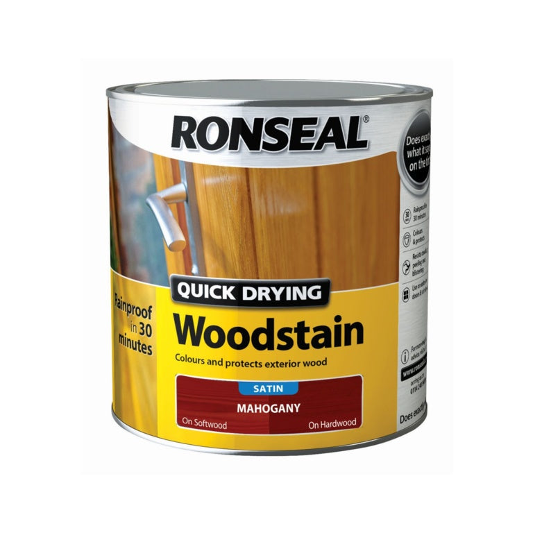 Ronseal Lasure pour bois satinée à séchage rapide 2,5 L