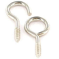 Securit Curtain Wire Hooks & Eyes Nickel Plated