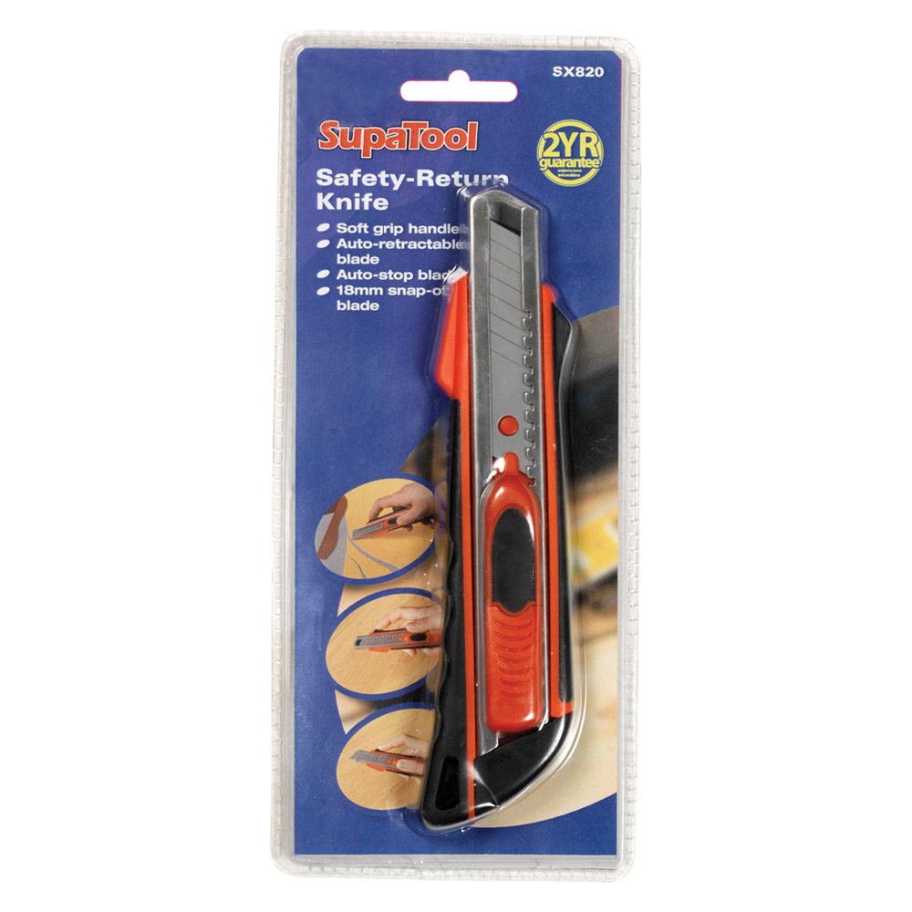 SupaTool Safety-Return Knife