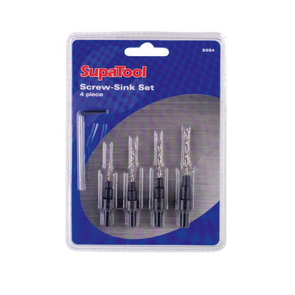 SupaTool Screw-Sink Set