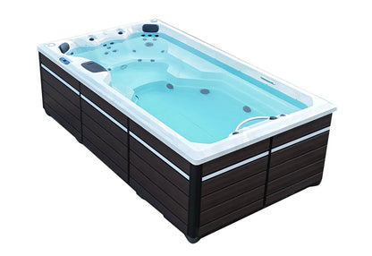 Canadian Spa 2025 13ft Swim Spa 15HP-Jet, 3-Person - St Lawrence Sport 390 x 226 x H120 cm