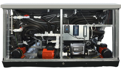 Canadian Spa 2025 13ft Swim Spa 15HP-Jet, 3-Person - St Lawrence Sport 390 x 226 x H120 cm