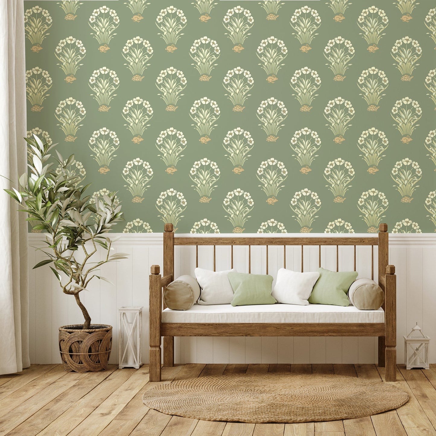 Belgravia Tortoise & Hare Wallpaper