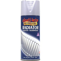 Plastikote Peinture en spray pour radiateur 400 ml Chrome satiné