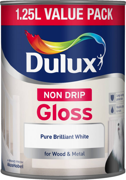 Dulux Antigoteo Brillo 1.25L Blanco Puro Brillante