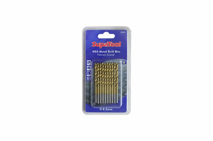 SupaTool Titanium Coated HSS Drill Bits