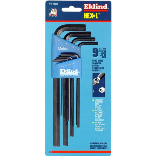 Eklind Metric Hex-L Key Set