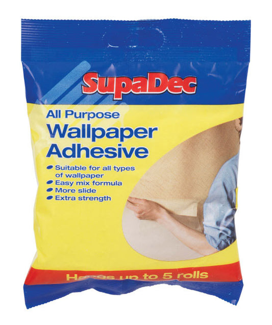 SupaDec All Purpose Wallpaper Adhesive up to 5 Rolls