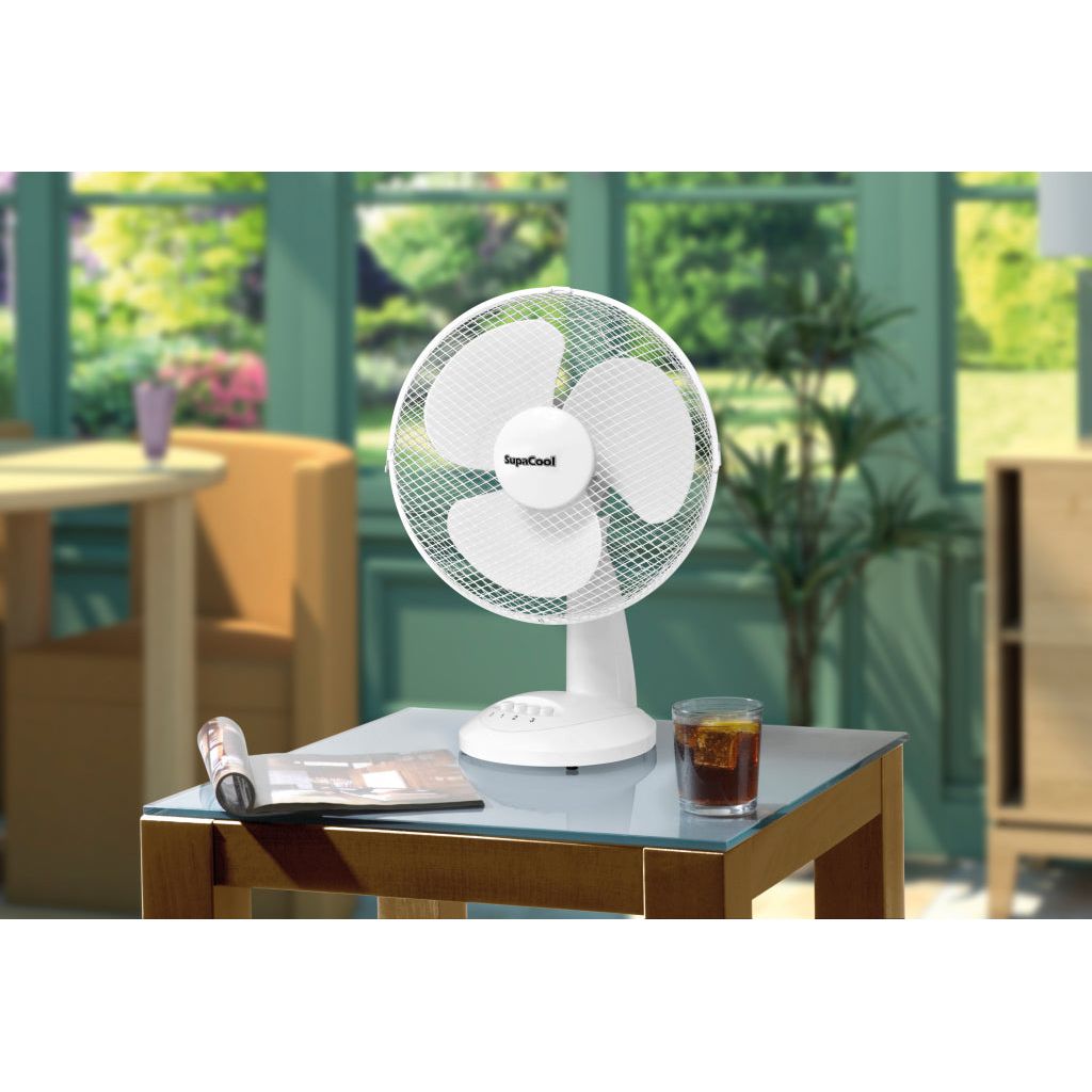 Ventilador de escritorio oscilante SupaCool 12"