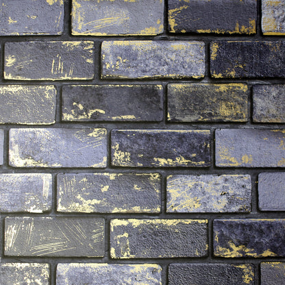 Arthouse  Metallic Brick Wallpaper