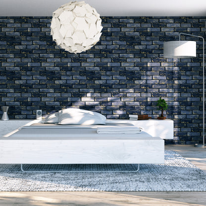 Arthouse  Metallic Brick Wallpaper