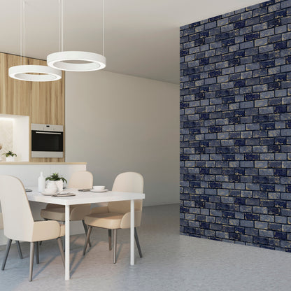 Arthouse  Metallic Brick Wallpaper