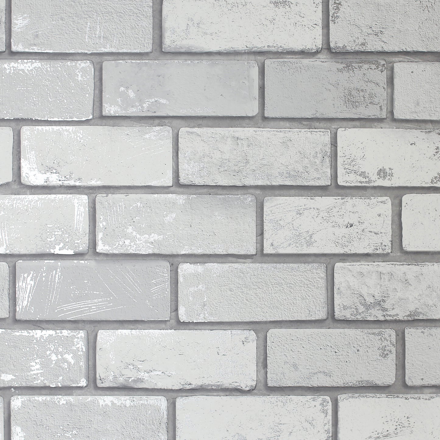 Arthouse  Metallic Brick Wallpaper
