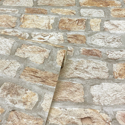 Arthouse Country Stone Wallpaper