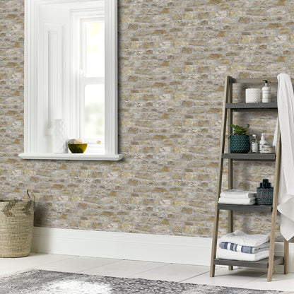 Arthouse Country Stone Wallpaper