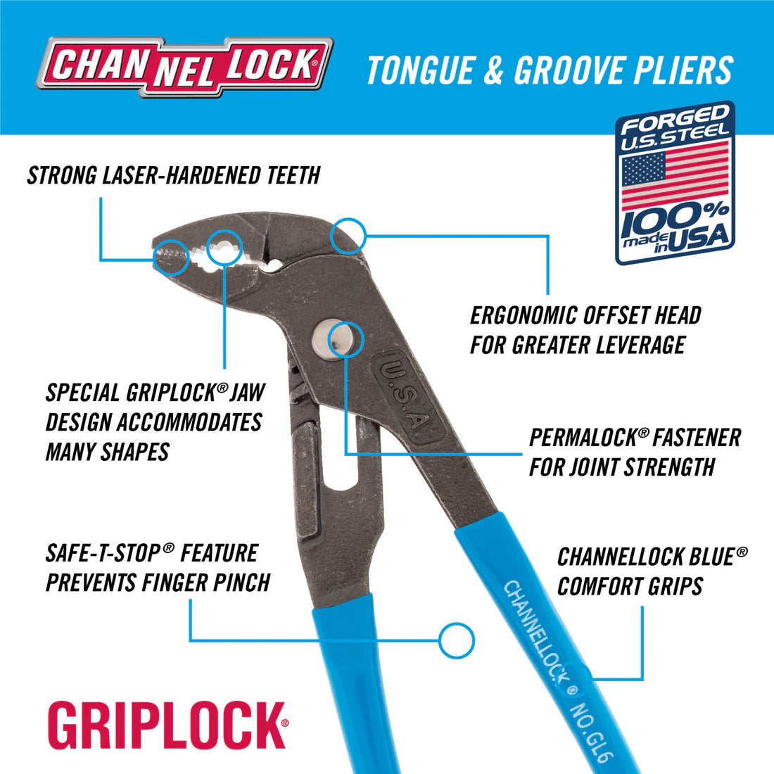 Channellock Griplock 6"