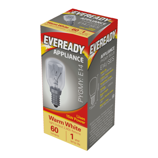 Eveready Pygmy 15W SES Clear Pack 10