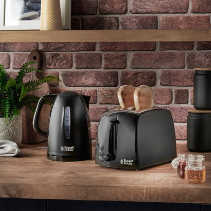 Russell Hobbs Textures Toaster Black