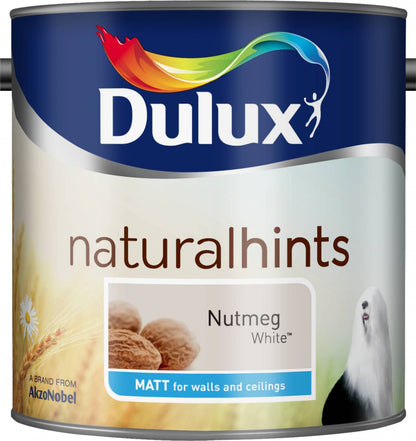 Dulux Natural Hints Mate 2,5L Blanco Nuez Moscada