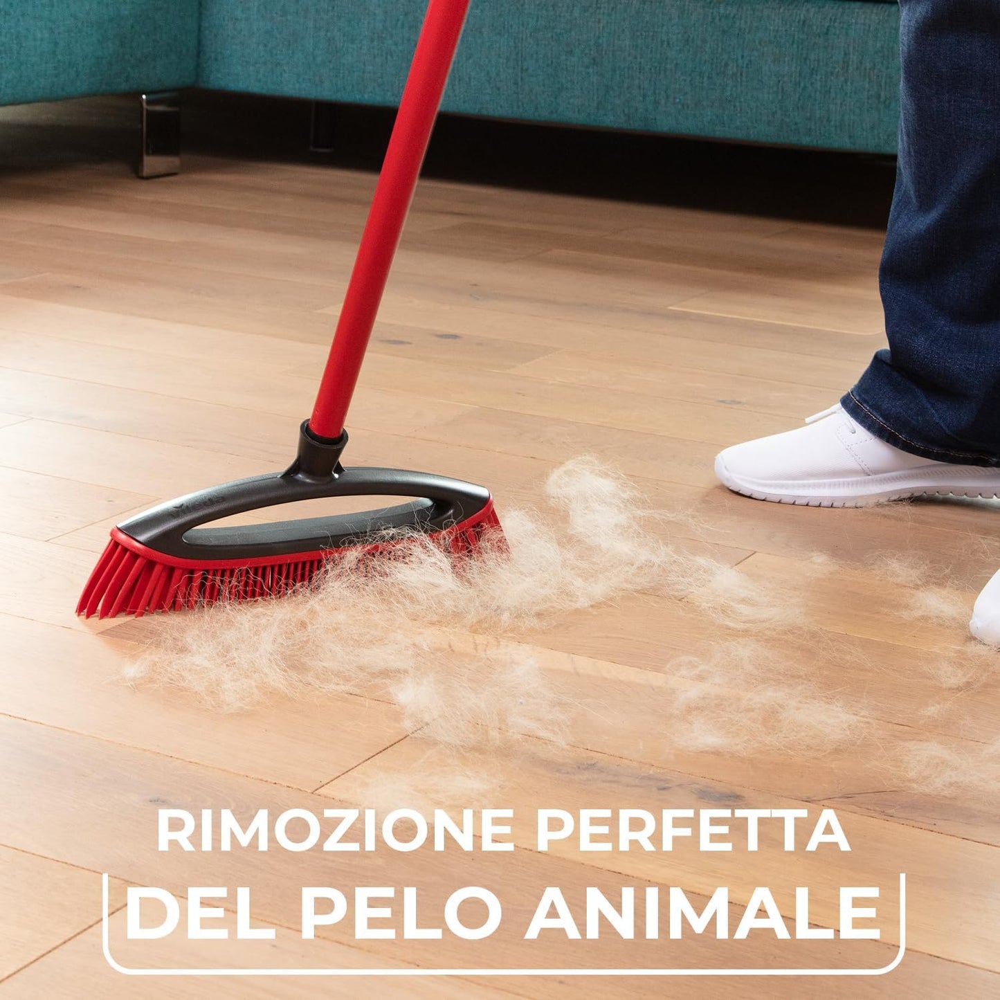 Vileda Pet Pro Rubber Broom