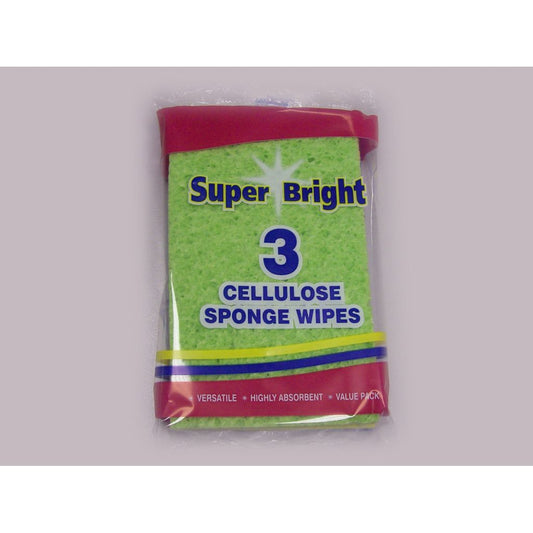 Lingettes éponge en cellulose super brillantes