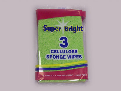 Superbright Cellulose Sponge Wipes