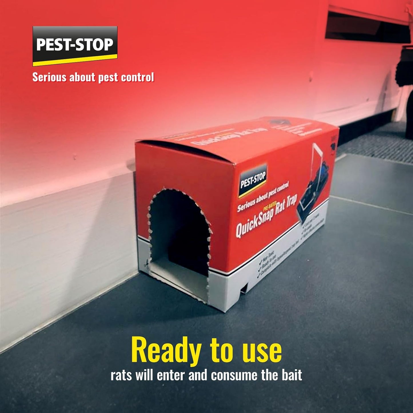 Pest-Stop Pre Bait Quick Snap Mouse Trap