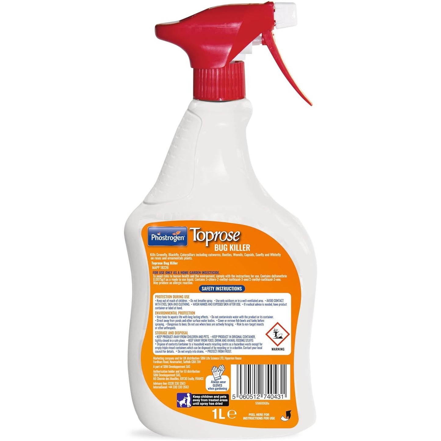 Toprose Bug Killer 1L RTU