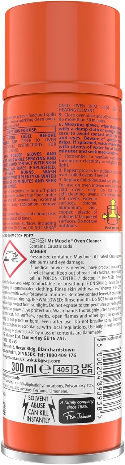 Mr Muscle Oven Cleaner