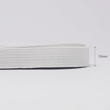 Korbond Elastic – White 12mm x 2m
