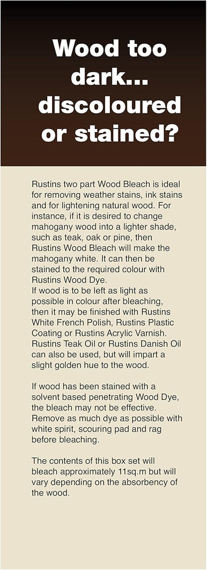 Rustins Wood Bleach Set