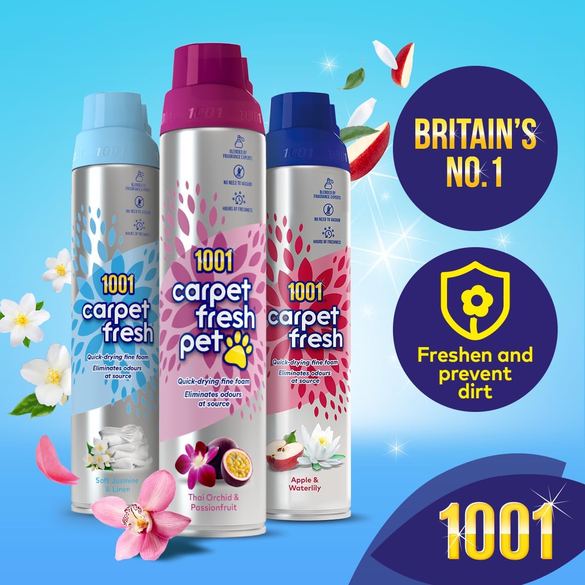 1001 Carpet Fresh 300ml Carpet Fresh Thai Orchid Pet