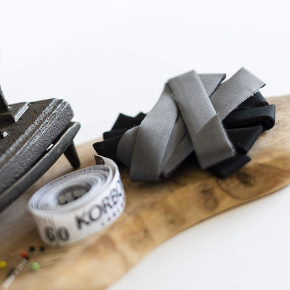 Korbond Hemming Tape Black & Grey 6m