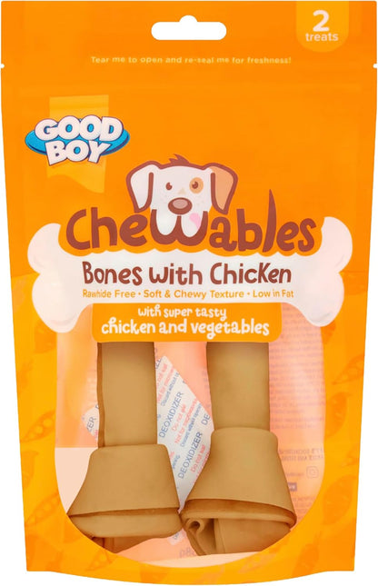 Good Boy Chewables Chicken & Veg Bones 158g