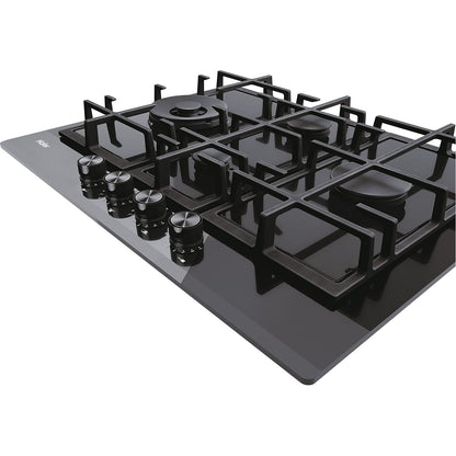 Haier 60cm 4 Burner Gas on Glass Hob