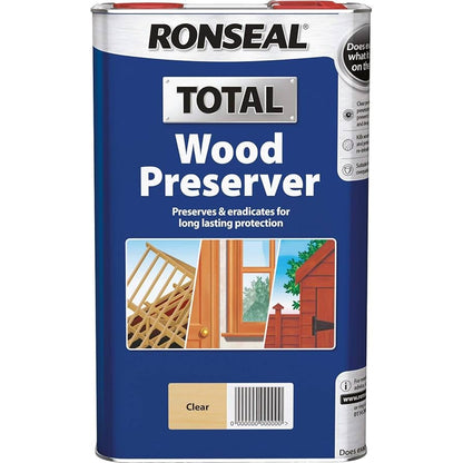 Ronseal Total Wood Preserver 5L Clear