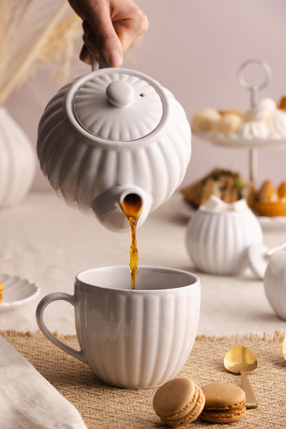 Price & Kensington Luxe Oversized White Mug