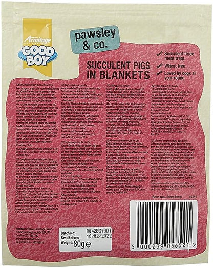 Good Boy Succulent Pigs In Blankets