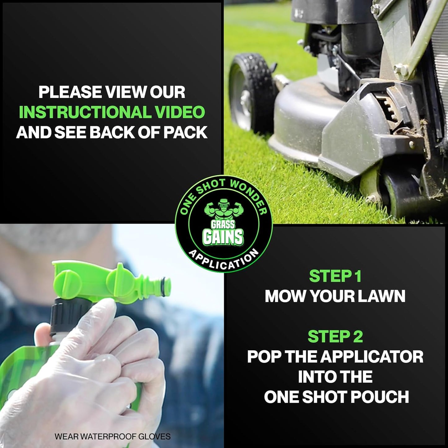 Grass Gains One-Shot Wonder Hose Applicator